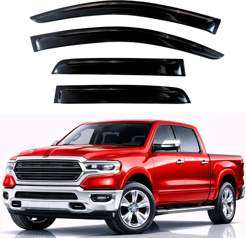 Miniatura 119 de KPY Visor de ventana compatible con Hyundai Tucson 2021-2025, 4 piezas de deflector de ventilación para ventana lateral, estilo Mugen, protector