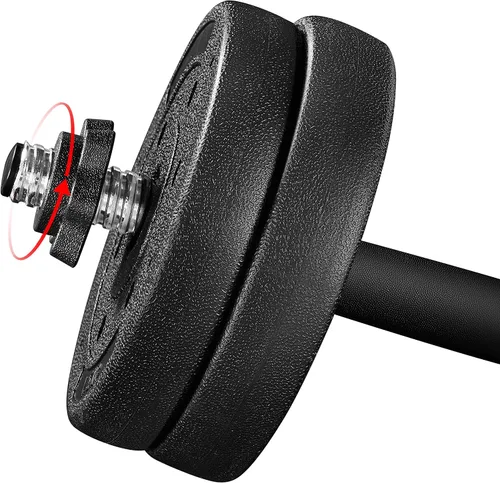 Miniatura 7 de Topeakmart Juego de mancuernas ajustables de 44 libras/66 libras, equipo de entrenamiento de fuerza para mujeres y hombres en casa, gimnasio
