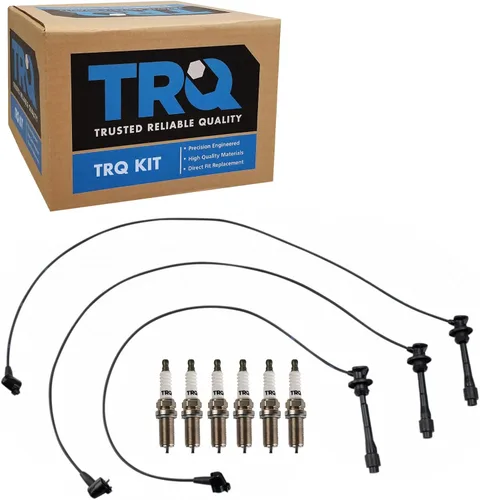 Miniatura 80 de Kit de bujías de chispa TRQ 5 piezas de bujías de iridio Compatible con Acura Integra 1992-2001 1999-2000 Honda Civic 1994-1995 Civic del Sol