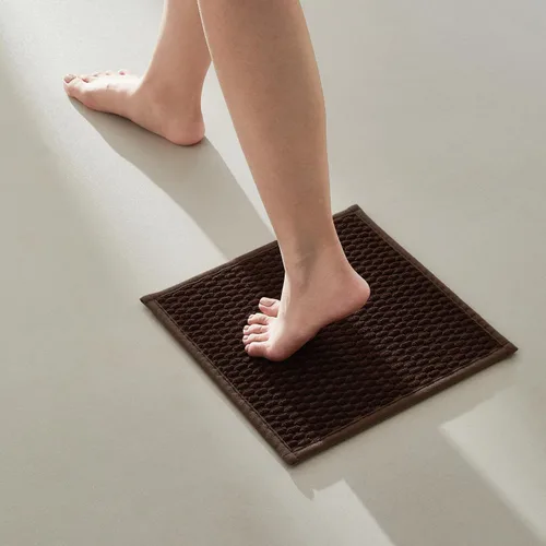 Miniatura 110 de TYUU Alfombras de Baño Antideslizantes Lavables, Tapete de Baño Súper Absorbente Delgado de Pila Baja para Secar Rápido, Alfombra de Baño Pequeña