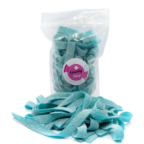 Miniatura 2 de Smarty Stop Tiras de caramelo de goma agria (frambuesa azul, 1 libra)