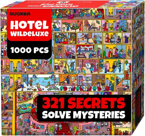 Miniatura 9 de QUOKKA Rompecabezas de 1000 piezas para adultos y adolescentes – Rompecabezas de Jigsaw para adultos con giros desérticos, secretos ocultos