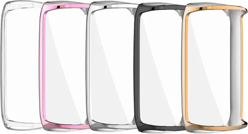 Funda protectora de pantalla compatible con Fitbit Luxe Smartwatch Accesorios Fundas Resistente a los arañazos Funda protectora completa (5 colores)
