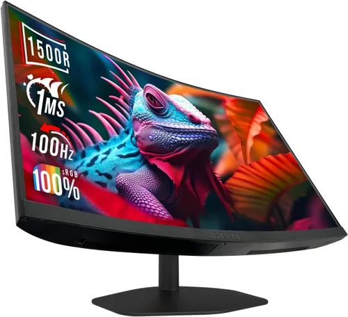 Miniatura 12 de Sceptre - Monitor curvo de 24 pulgadas, 75Hz, LED, para videojuegos, Full HD, 1080P, HDMI, VGA, con altavoces, montaje de pared VESA listo