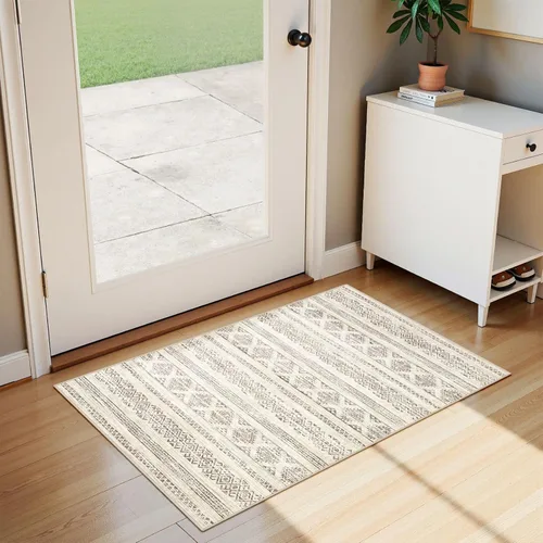 Miniatura 69 de Tortania - Tapete de 2x3 pies para sala, tapete suave y lavable de estilo bohemio marroquí y rústico para interiores, habitación, oficina y debajo