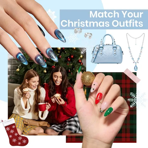 Miniatura 6 de Beetles - Juego de 67 esmaltes de uñas de gel con luz UV – 12 colores de gelatina ojo de gato rosa, kit de uñas con purpurina roja y azul con 0