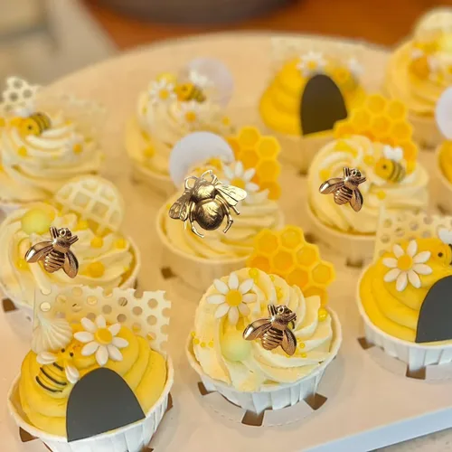 Miniatura 7 de ZiXiang Bumble Bee - Moldes de silicona para fondant para cupcakes, decoración de pasteles, caramelo, polimérico, arcilla, pasta de goma de mascar
