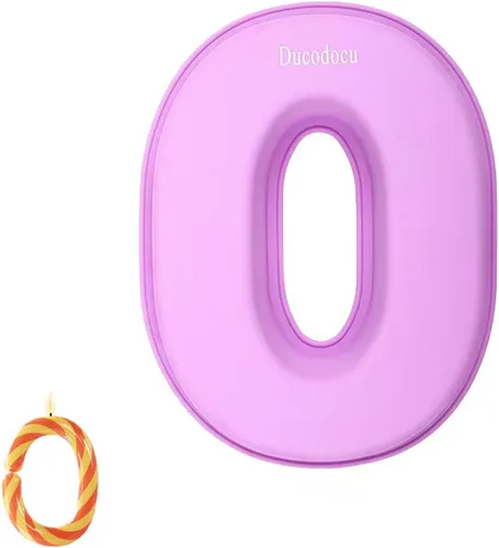 Miniatura 8 de Ducodocu Molde de silicona para tartas de gran número para hornear, molde de silicona 3D, molde para hornear, moldes novedosos para cumpleaños