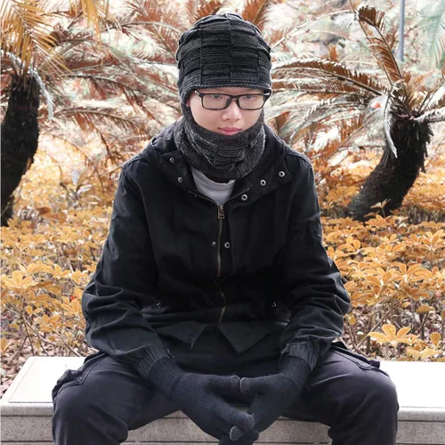 Miniatura 7 de KRATARC Conjunto de bufanda cálida de invierno para hombres y mujeres al aire libre