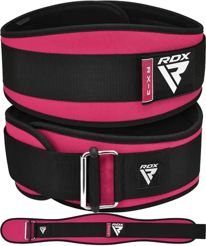 Miniatura 9 de Cinturón de Levantamiento de Pesas RDX AUTO LOCK, 16.5 cm de Soporte Posterior Acolchado, Para Hombres y Mujeres, Gimnasio, Fitness, Entrenamiento