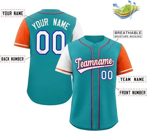 Miniatura 16 de Camisetas de béisbol personalizadas con botones de manga corta, número de nombre cosido personalizado / impreso para adultos y jóvenes