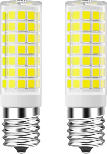 Miniatura 9 de TAIYALOO Bombilla LED E17 regulable, bombilla de horno de microondas de 5 W, blanco natural 4000 K, repuesto de bombilla halógena de 40 W