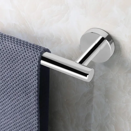 Miniatura 7 de NearMoon - Barra para toallas de baño, accesorios de baño de acero inoxidable, para toalla de ducha para baño, soporte de toalla montado en la pared