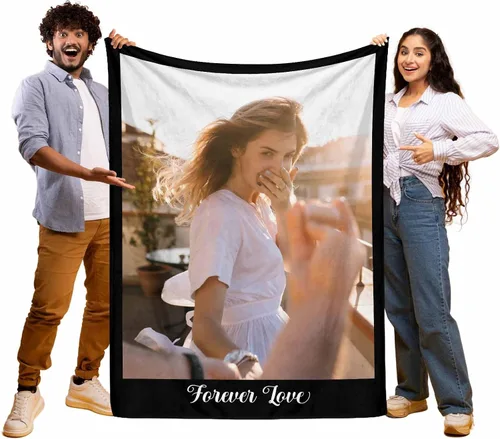 Miniatura 2 de Manta de fotos personalizada, manta personalizada con 1 fotos, mantas de memoria con imágenes, regalos para niños, adultos y bebés Multi39