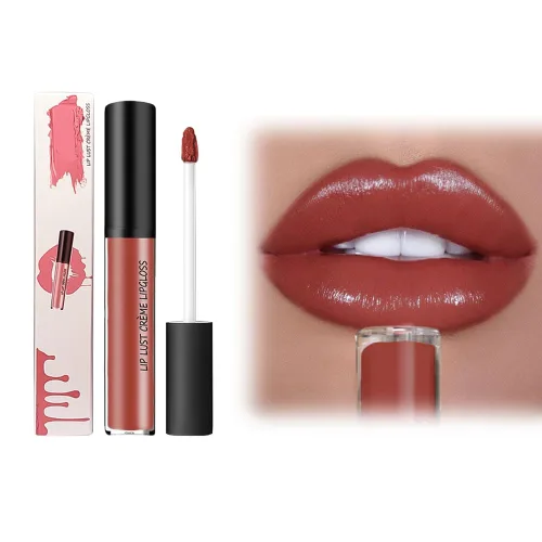 Miniatura 8 de Fauppt Labiales de 12 colores crema para labios, ligeros, mejorados, impermeables, de larga duración, hidratantes, antiadherentes, para mujeres, 001