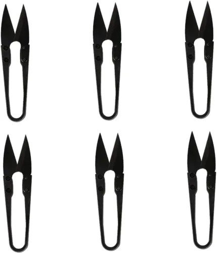 Miniatura 9 de EXCEART 12 piezas de bordado de cruz - Tijera de hilo pequeño Tijera de tijera para dar forma a la tela Tijera de hilo Clipper Tijeras de hilo