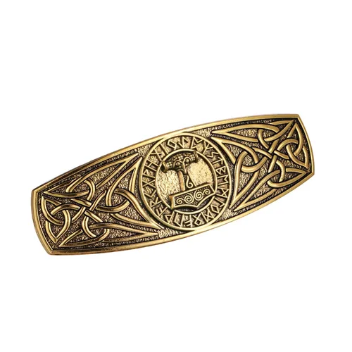 Miniatura 15 de TEAMER Moda vintage nudo celta clip de pelo pasadores de metal accesorios para el cabello patrón grabado headwear styling para las mujeres Águila