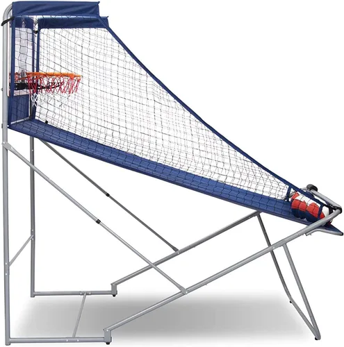 Miniatura 6 de Pop-A-Shot - Dual Shot Sport Juego de baloncesto arcade para el hogar Aro con marcador digital, 10 modos de juego, 4 pelotas Plegable para un