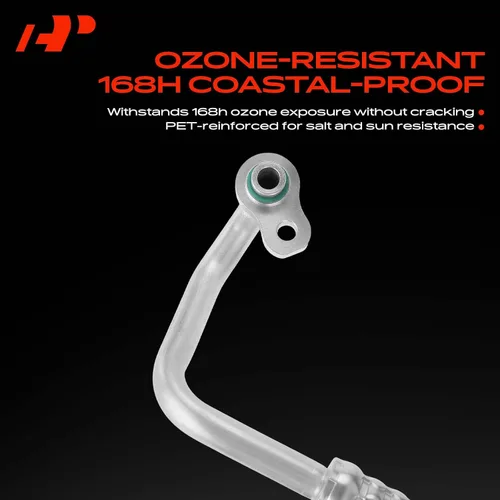 Miniatura 3 de A-Premium Conjunto de manguera de línea de descarga de A/C compatible con Kia Sorento, 2014 2015, 3.3L, compresor a condensador