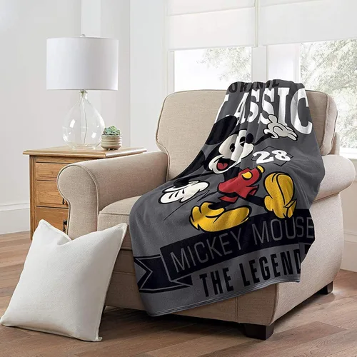 Miniatura 2 de Disney Mickey Mouse Super Plush Throw The Legend - Manta de 46 x 60 pulgadas