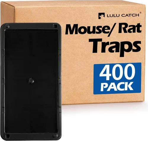 Miniatura 23 de LULUCATCH, trampas para ratones, 6 unidades de trampas grandes de pegamento para interiores para el hogar, tablas de pegamento a granel pre-cebadas