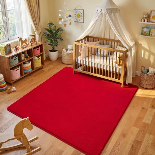 Miniatura 183 de Amearea Alfombras modernas para dormitorio, sala de estar, alfombra de espuma viscoelástica gruesa de 4 x 6 pies, alfombra de espuma viscoelástica