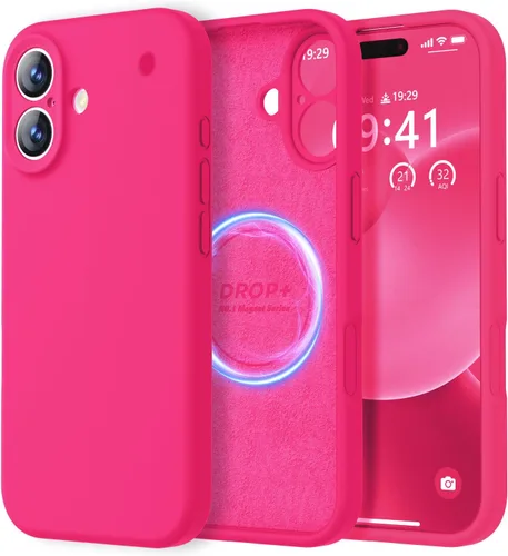Miniatura 379 de LOVE 3000 Compatible con Funda para iPhone 15, [Cámara de Cobertura Completa de Silicona Suave] [Protección contra Caídas de 8 pies], Forro de Negro