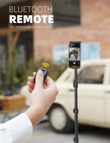 Miniatura 3 de Lamicall Soporte de trípode para tablet de 64.9 pulgadas con altura ajustable para transmisión/visualización con control remoto Bluetooth, para iPad