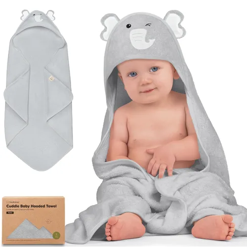 Miniatura 33 de KeaBabies Toalla de bebé con capucha para recién nacido, viscosa derivada de bambú, toallas de baño grandes con capucha para niños, niñas, niños