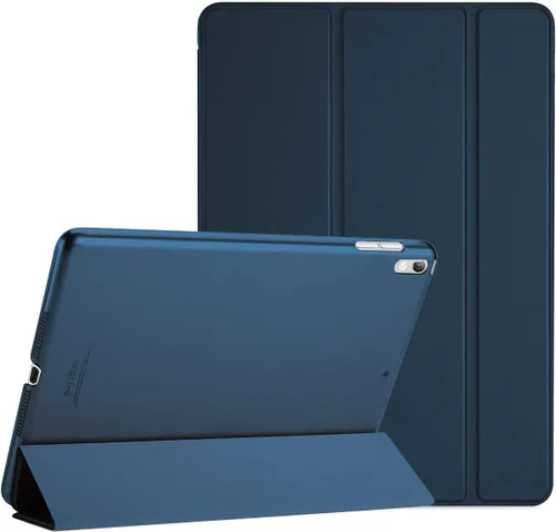 Miniatura 9 de ProCase Funda Inteligente para iPad Air de 10,5" 3ª Generación 2019 / iPad Pro 2017, Funda Delgada con Soporte con Parte Trasera Translúcida Negro