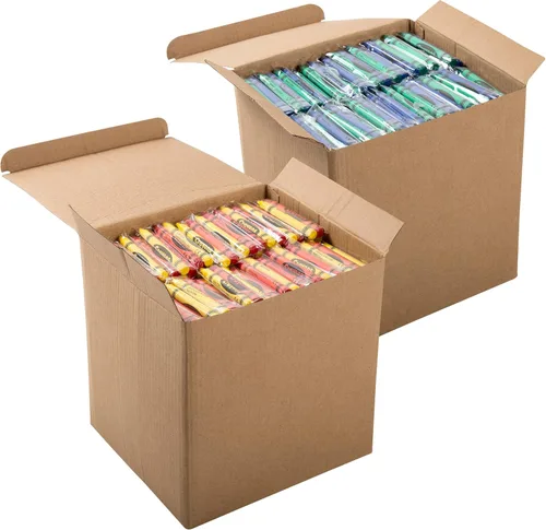 Miniatura 5 de AmerCare Royal - Crayones no tóxicos para niños, paquete de 2 unidades, envueltos individualmente, colores surtidos para restaurantes familiares