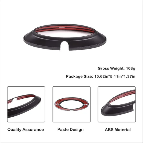 Miniatura 8 de Aunginsy Cubierta para emblema de portón trasero de automóvil con patrón de fibra de carbono para Ford Ranger 2015-2022, material ABS, específico
