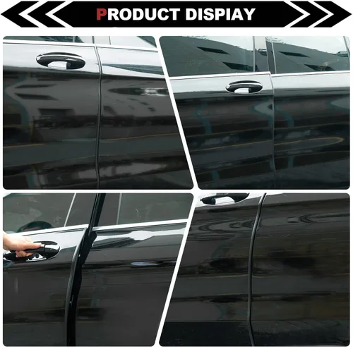 Miniatura 6 de Protector de borde de puerta de automóvil, protector de borde de puerta de goma sin pegamento, en forma de U, accesorios de automóvil para sedán