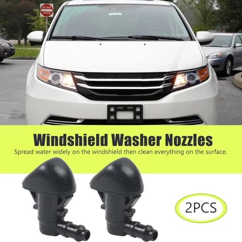 Miniatura 5 de 76810-SZA-A01 - Boquilla de limpiaparabrisas delantero, repuesto para Honda Pilot 2009-2015 de 5 puertas, juego de pares negro