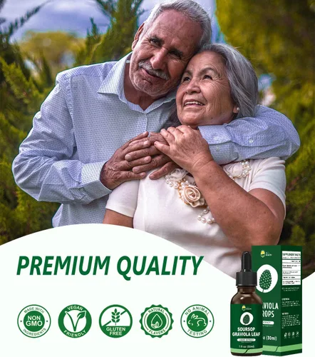 Miniatura 6 de Gotas líquidas de extracto de hoja de graviola de guanábana orgánica, líquido puro amargo de guanábana para apoyo inmunológico, certificado GMP