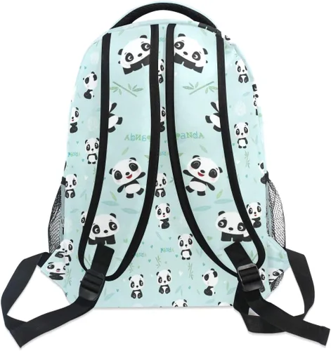 Miniatura 26 de ATTX Linda mochila con diseño de panda para niños y niñas, Panda-h, Ciclismo