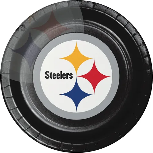 Miniatura 14 de Trendware Pittsburgh Steelers - Platos de papel, 48
