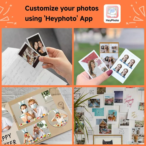 Miniatura 3 de HPRT CP2100 Impresora fotográfica portátil para iPhone y Android Mini impresora instantánea de imágenes a color de 2 x 3 Tecnología