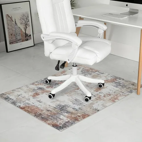 Miniatura 16 de Tapete para silla para suelo de madera dura, 36" x 48" tapete resistente para silla de oficina para sillas con ruedas, antideslizante, tapete