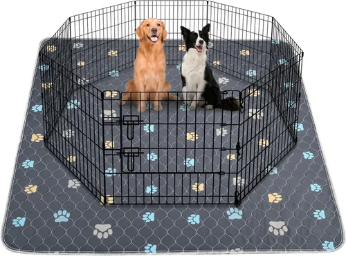 Aitmexcn Almohadilla lavable para orina de perro, 100% impermeable, tapete de entrenamiento para cachorros o perros mayores, almohadillas Color Paws