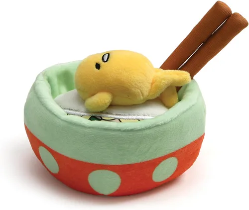 Miniatura 12 de GUND Sanrio Gudetama - Animal de peluche Lazy Egg, juguete de peluche Shakipiyo Chick para niños de 1 año en adelante, 5