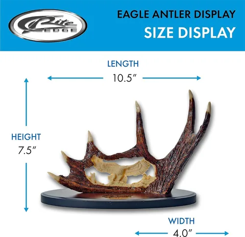Miniatura 5 de Szco Supplies Eagle Antler - Cuchillo de exhibición, color marrón