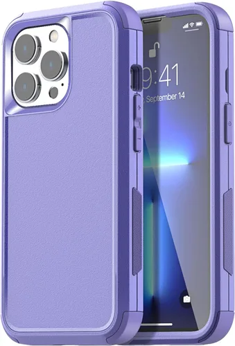 Miniatura 8 de AICase Funda para iPhone 13 Pro Max/12 Pro Max con protector de vidrio, protección contra caídas de alta resistencia, cuerpo completo, a prueba