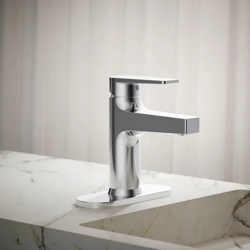 Miniatura 2 de Kohler 74021-4-CP Taut - Grifo de lavabo de baño con mango único, 1.2 gpm, cromo pulido
