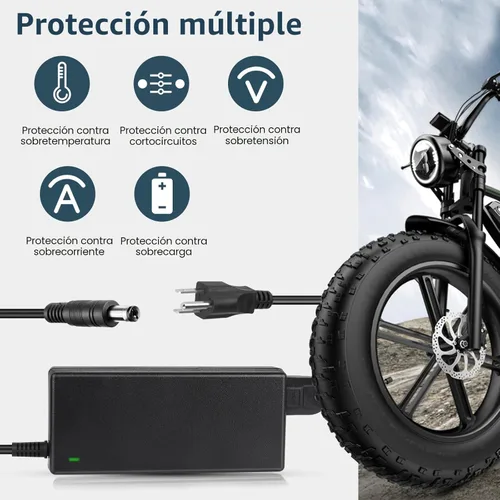 Miniatura 6 de Cargador de scooter eléctrico certificado SGS de 42 V 2 A, reemplazo universal con 7 enchufes, compatible con cargador GOTRAX/Jetson/Voyage