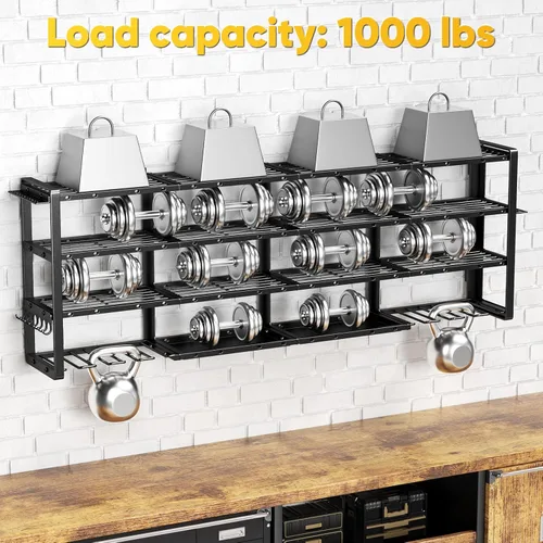 Miniatura 4 de POKIPO Organizador de herramientas eléctricas extra grande de 64 pulgadas de ancho, capacidad de carga de 1000 libras, estante de almacenamiento
