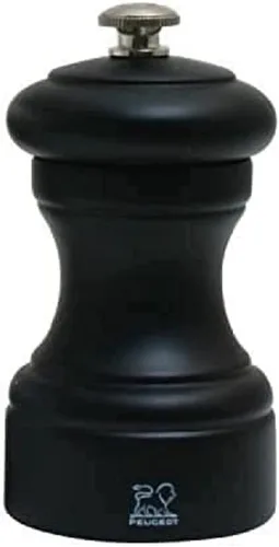 Miniatura 7 de Peugeot - Molino de sal manual Bistro - Molinillo ajustable clásico de madera de haya, color negro mate