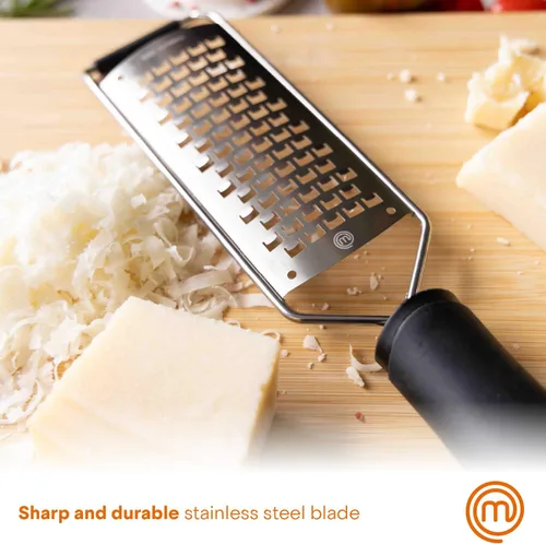 Miniatura 4 de MasterChef Rallador de Queso de Mano, Herramienta de Cocina para Triturar Alimentos para Rallar Parmesano, Ajo, Jengibre, etc., Rallador Zester