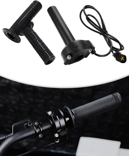 Miniatura 8 de Sur Ron - Conjunto de tubo de acelerador + empuñaduras, paquete de acelerador eléctrico para moto eléctrica Sur Ron Light Bee X/S, color negro