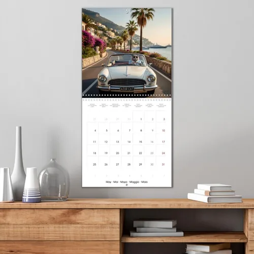 Miniatura 3 de Le duc gris en voyage (Calendrier mural carré 2026 11.8 x 23.6 in (ouvert)) Calendrier double with une page pour vos prises de notes